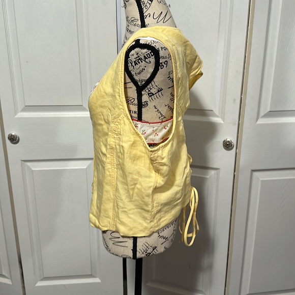 Free People Reisling Vest in “Cornbread Batter” - Picture 6 of 11